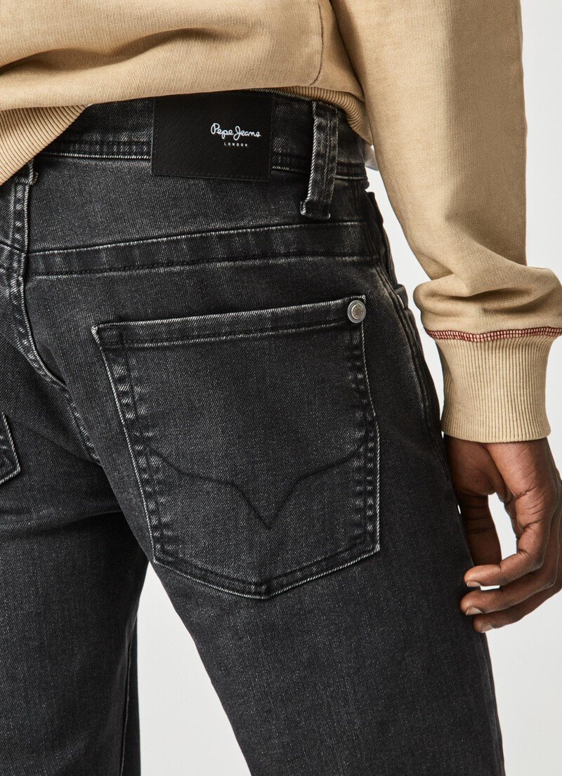 dinámica Preservativo tobillo Pantalones Pepe Jeans Outlet Mexico - Cash Regular Fit Regular Waist Hombre  Negros