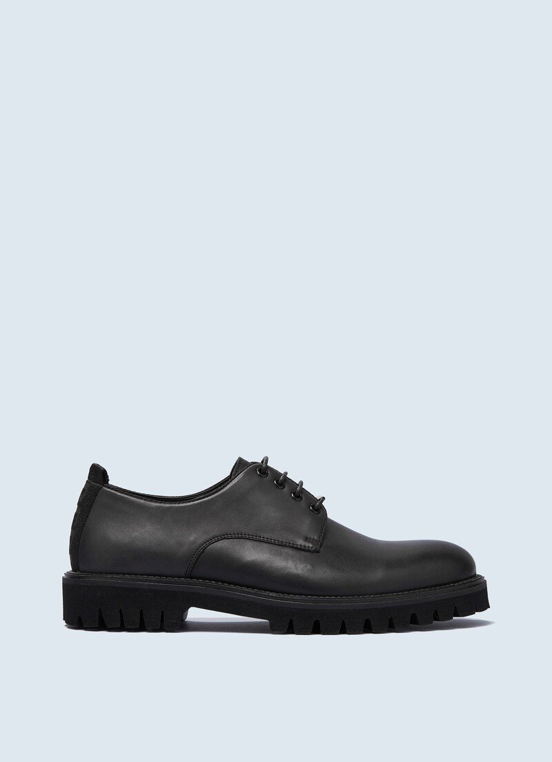 Zapato Casual Pepe Baratos - Trucker Blucher Style Hombre Negros
